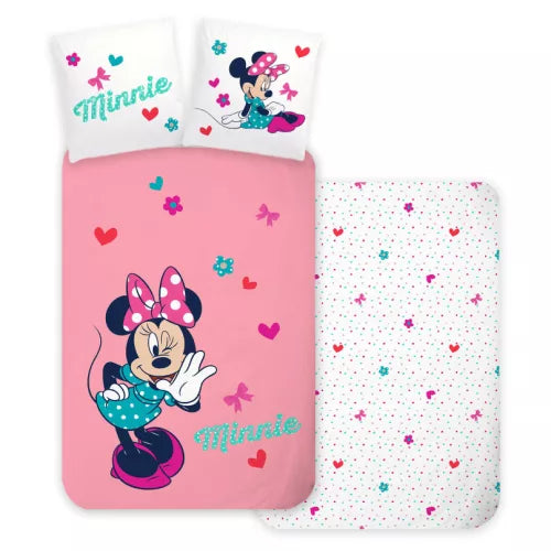 Set federa e copripiumino reversibile Minnie